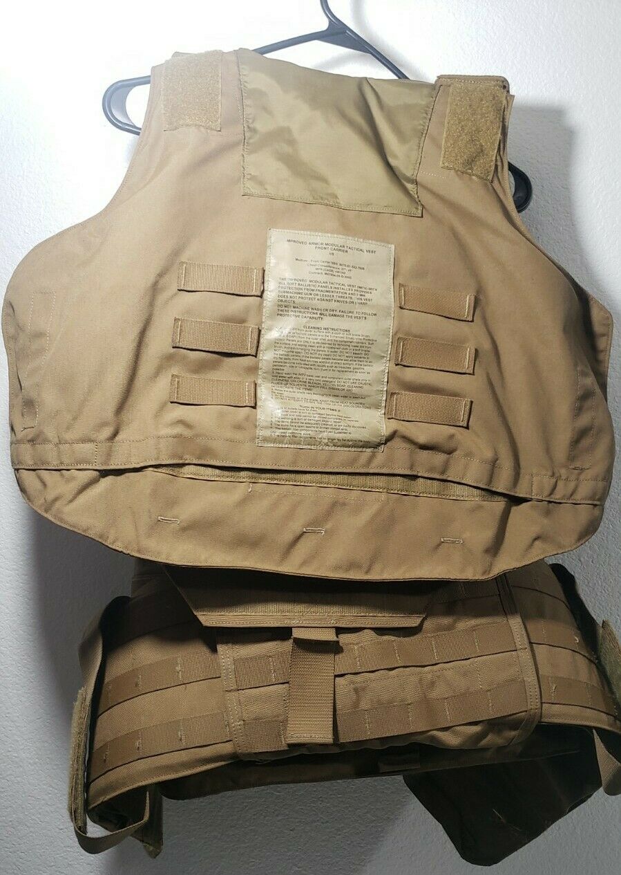 US USMC IMTV Plate Carrier Medium Improved Modular Tactical Vest No ...