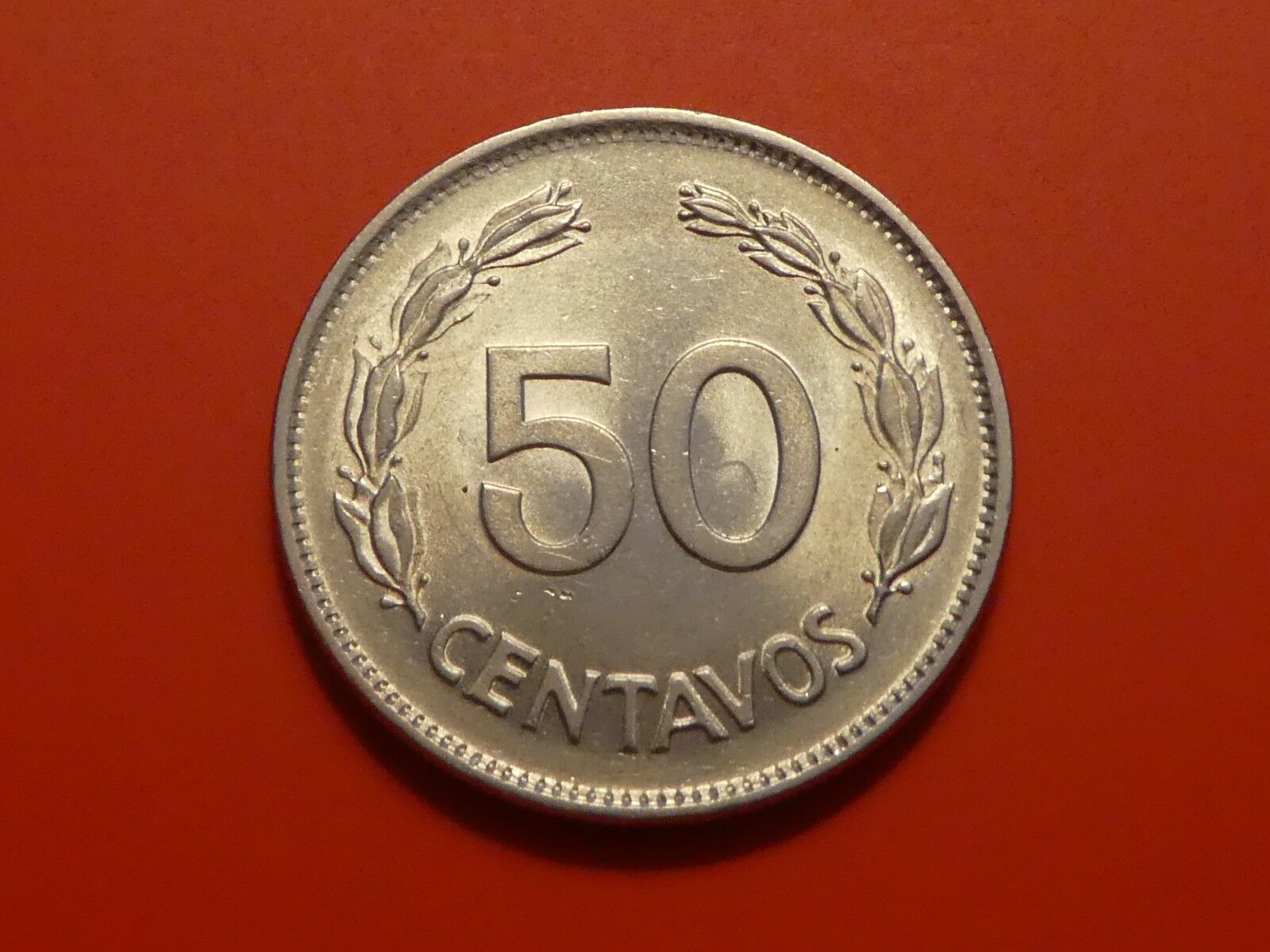 Ecuador 50 Centavos, Cincuenta, 1977