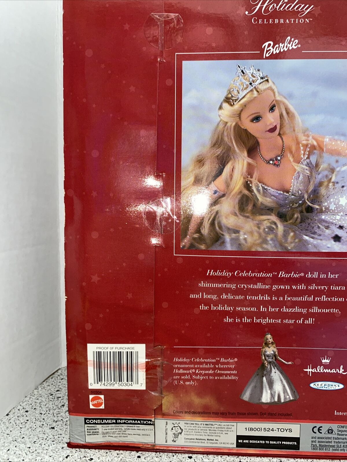 Mattel 50304 Barbie Holiday Celebration 2001 Special Edition - Never Opened