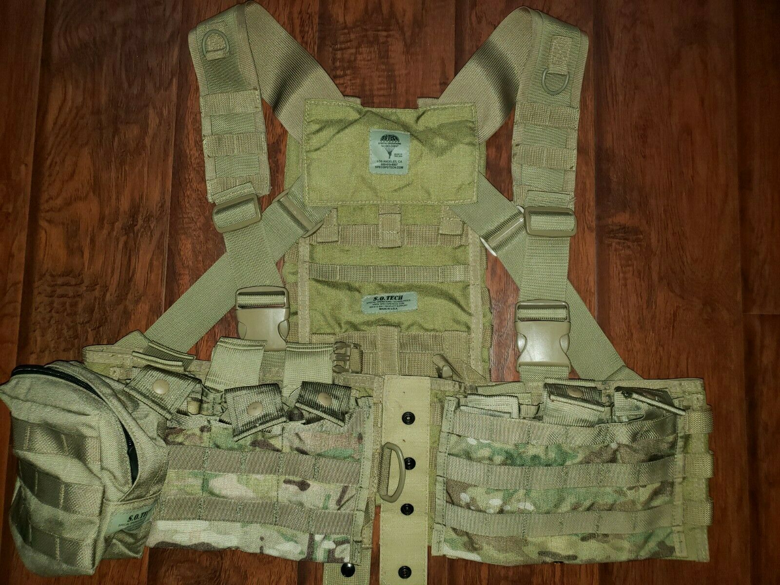 SO Tech Medical Assault Multicam Jungle Chest Rig Paraclete Navy SEAL ...