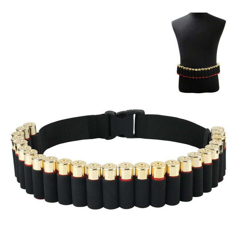 25 Shell Tactical Shotgun Ammo Sling Bandoleer Belt New Ebs